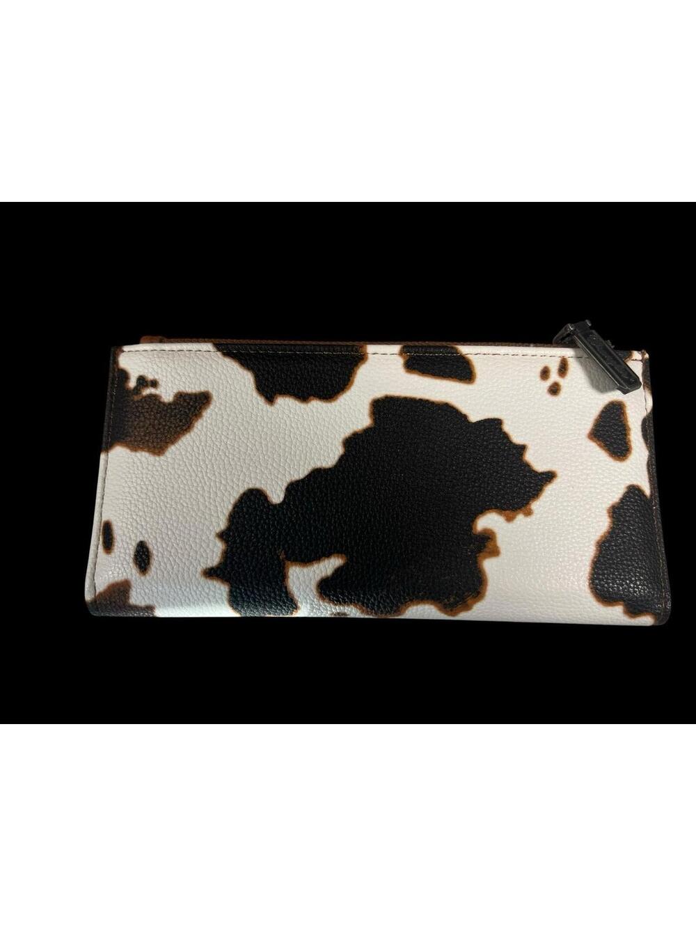 Wrangler Cowprint Crossbody Tote With Matching Wallet - Picture 8 of 8